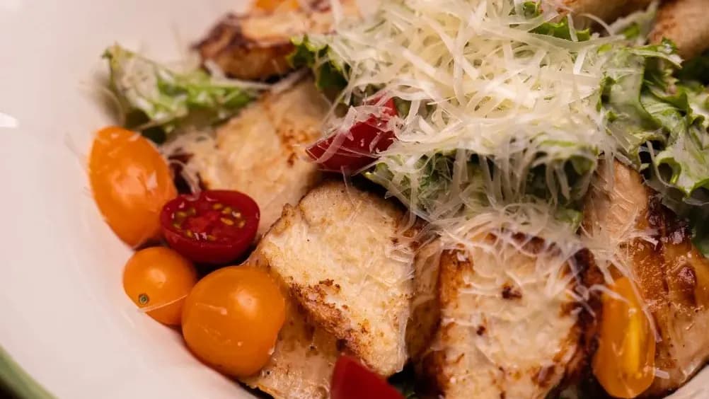 Caesar with chicken breast