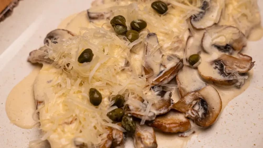 Chicken in a creamy sauce