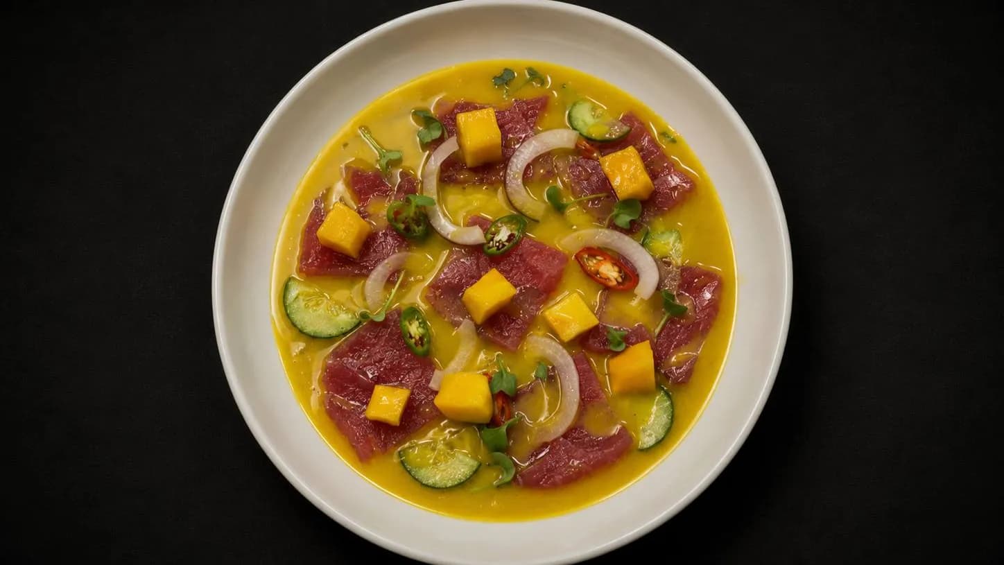 Ton balığı ceviche