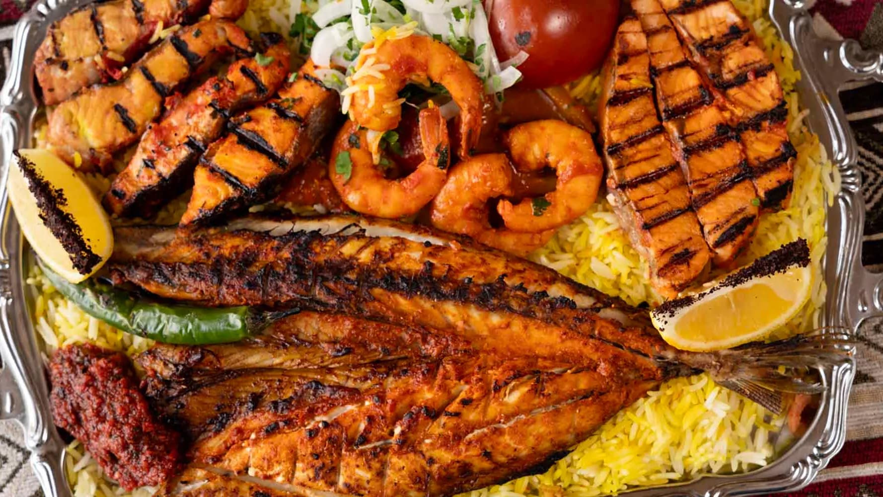 Balık karışımı kebap