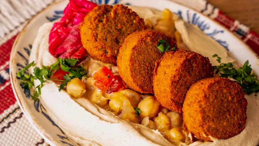 Humus falafel
