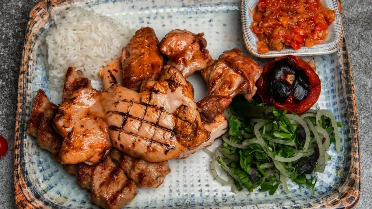 Towuk assorti kebap