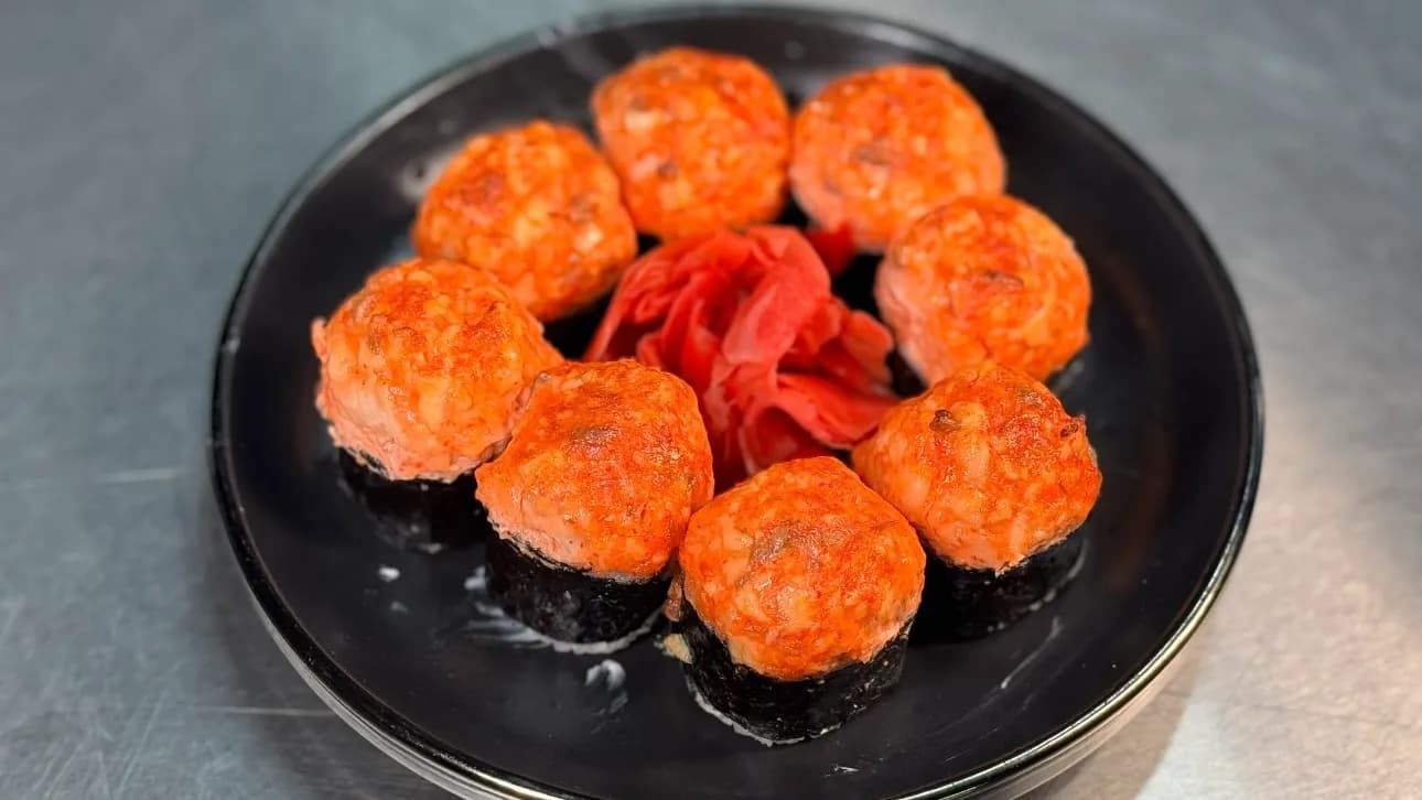 Bişirilen lososly
