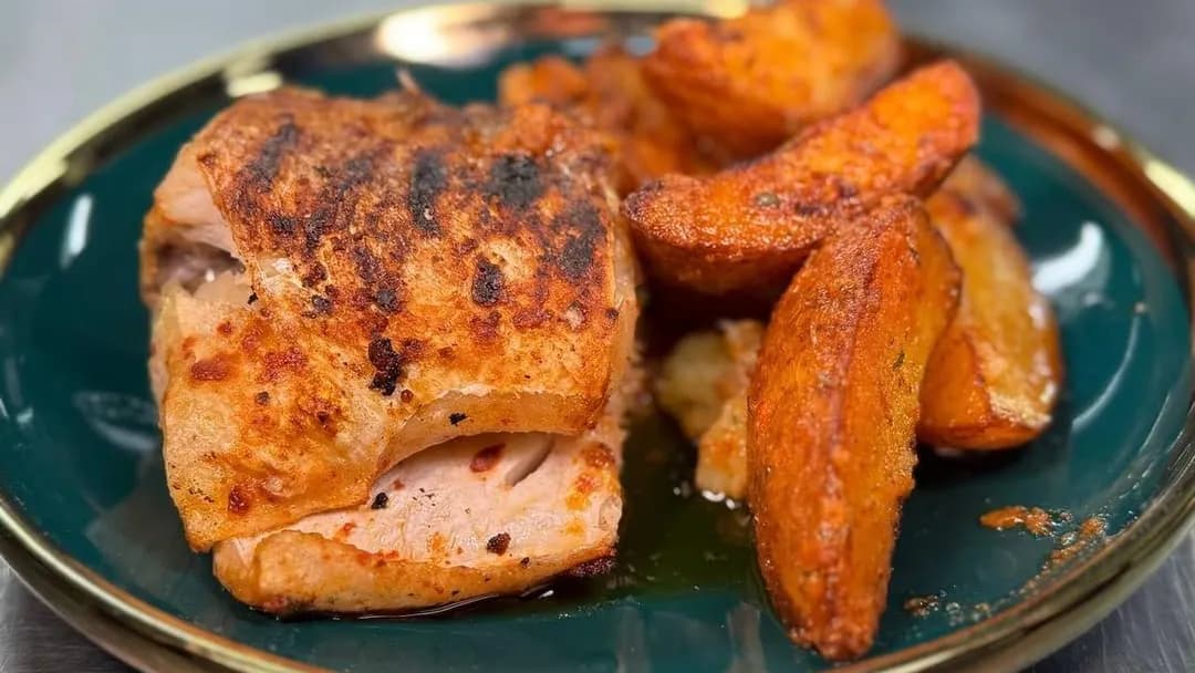 Grilde bişirilen Sazan