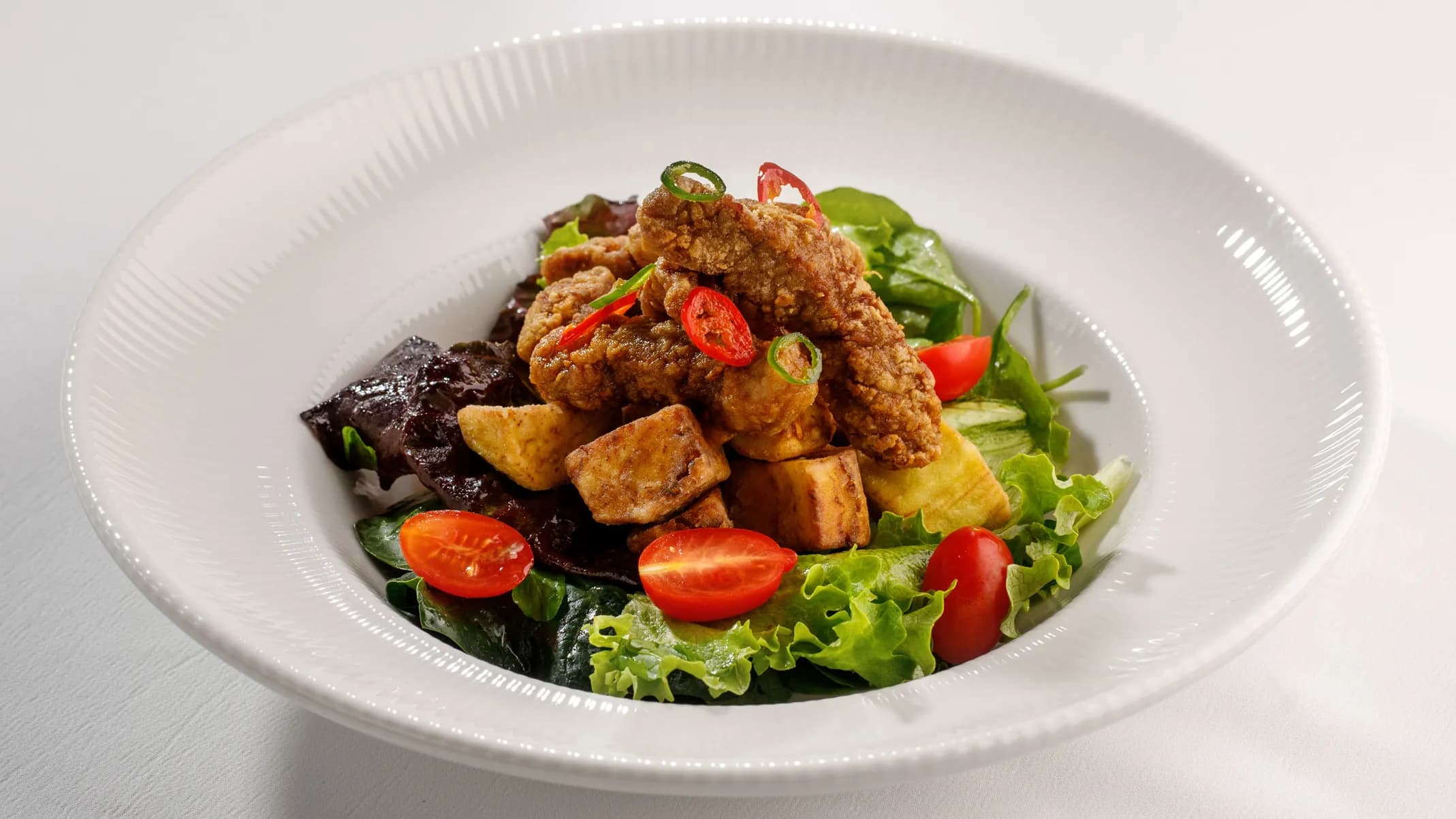 Çitir badamjanly salat