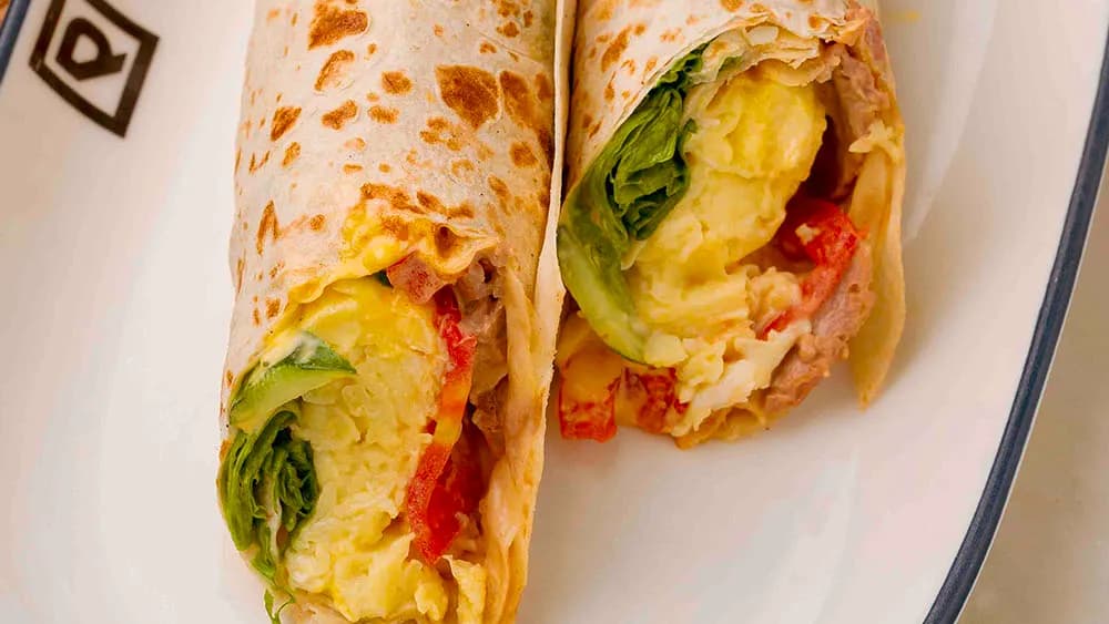 Rost bifli scrambled eggli lavaş
