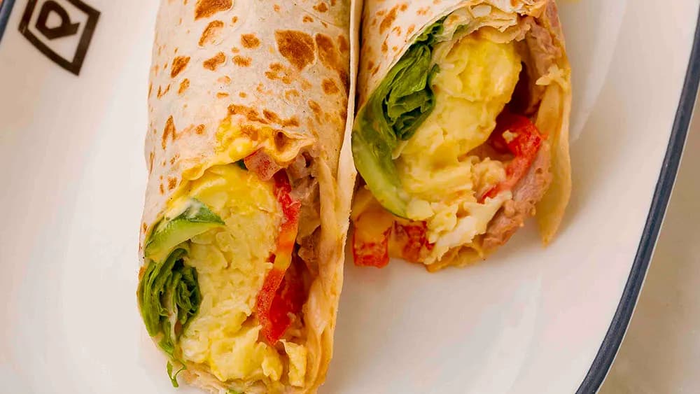 Rost bifli scrambled eggli lavaş
