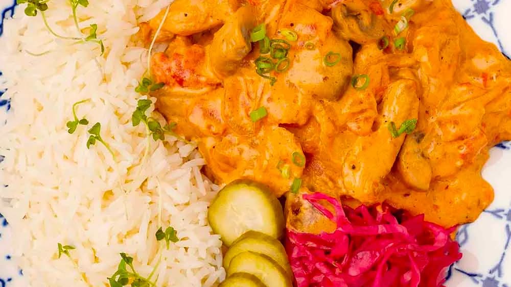 Chicken fricassee