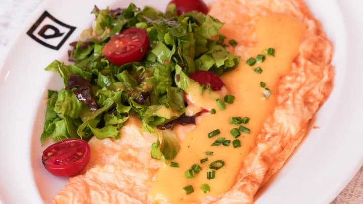 Omelette with vegetables