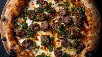 Kebap pizza