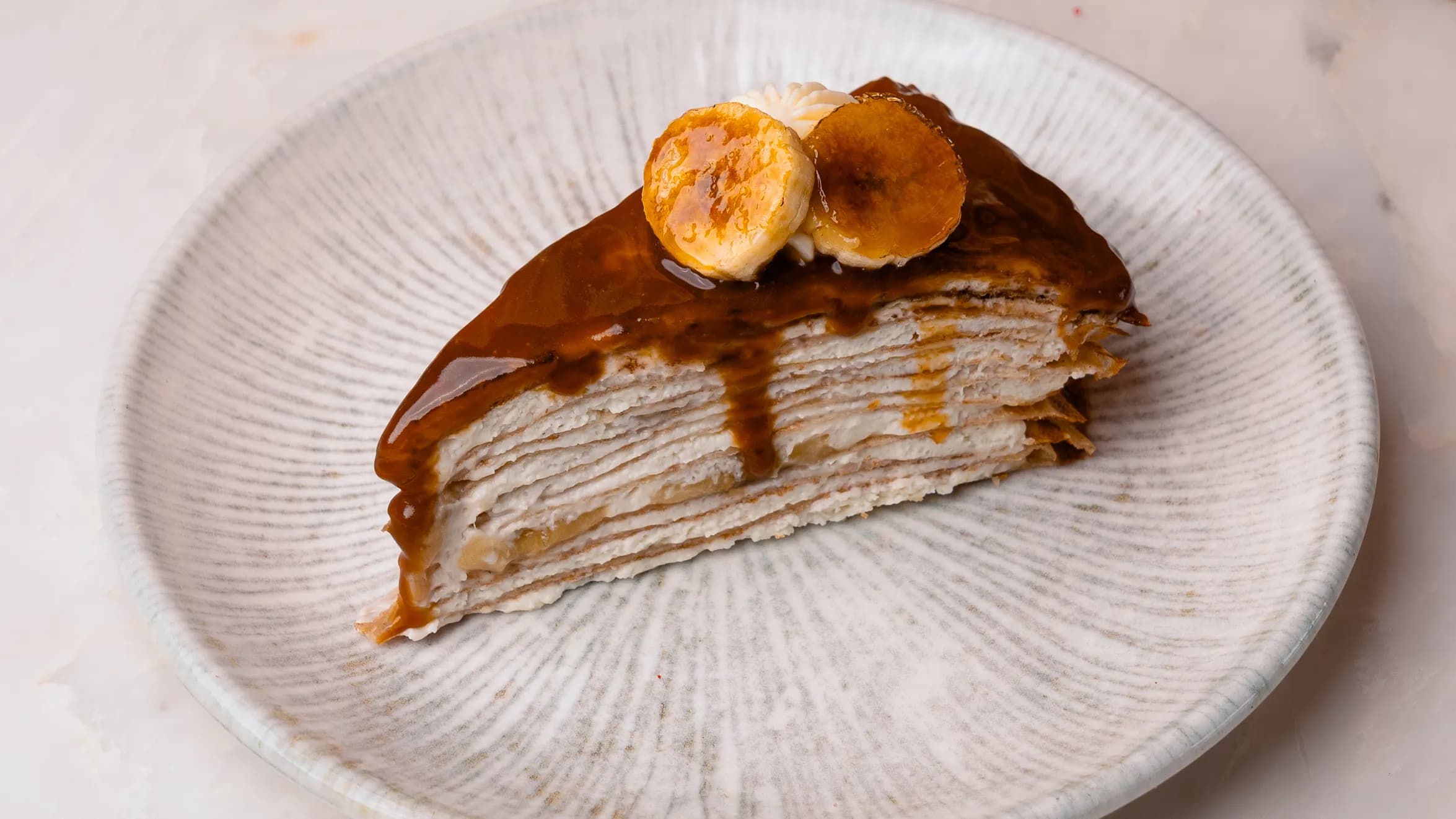 Banan bilen krep tort