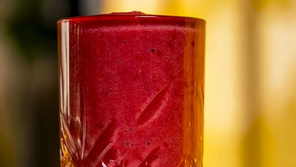 Ahududulu ve Ananaslı Smoothie