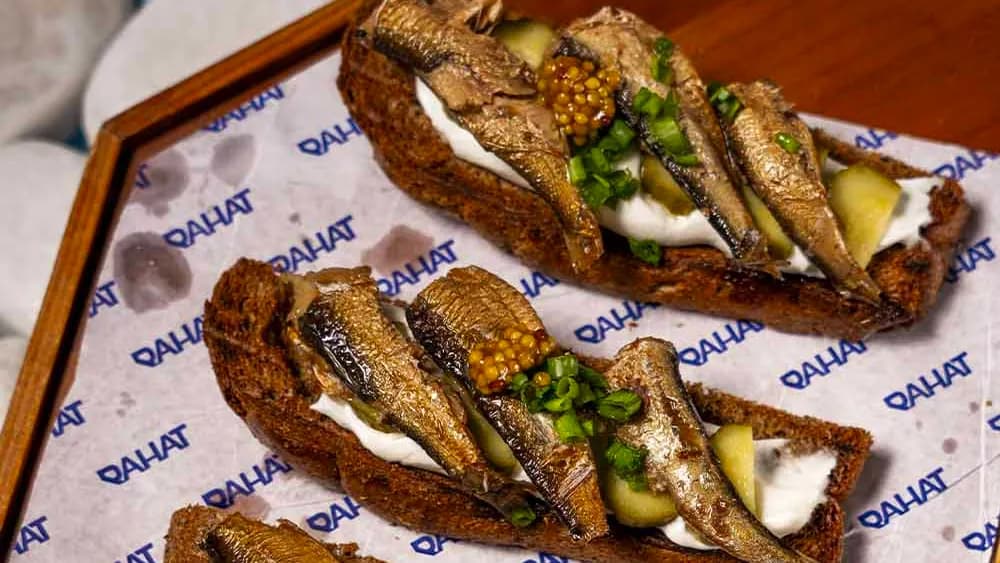 Çaça balıklı bruschetta
