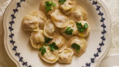 Homemade dumplings