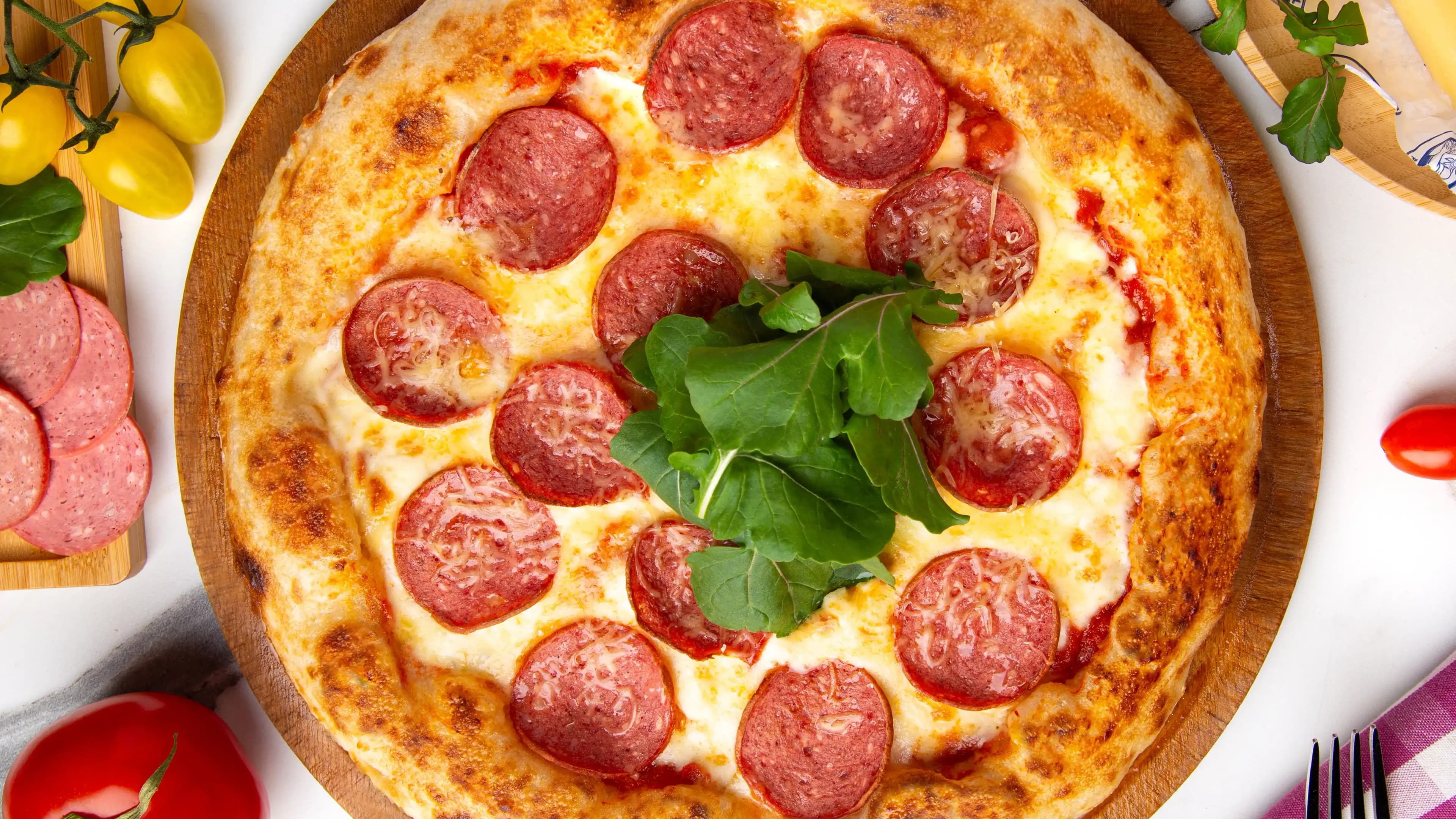 Pizza pepperoni