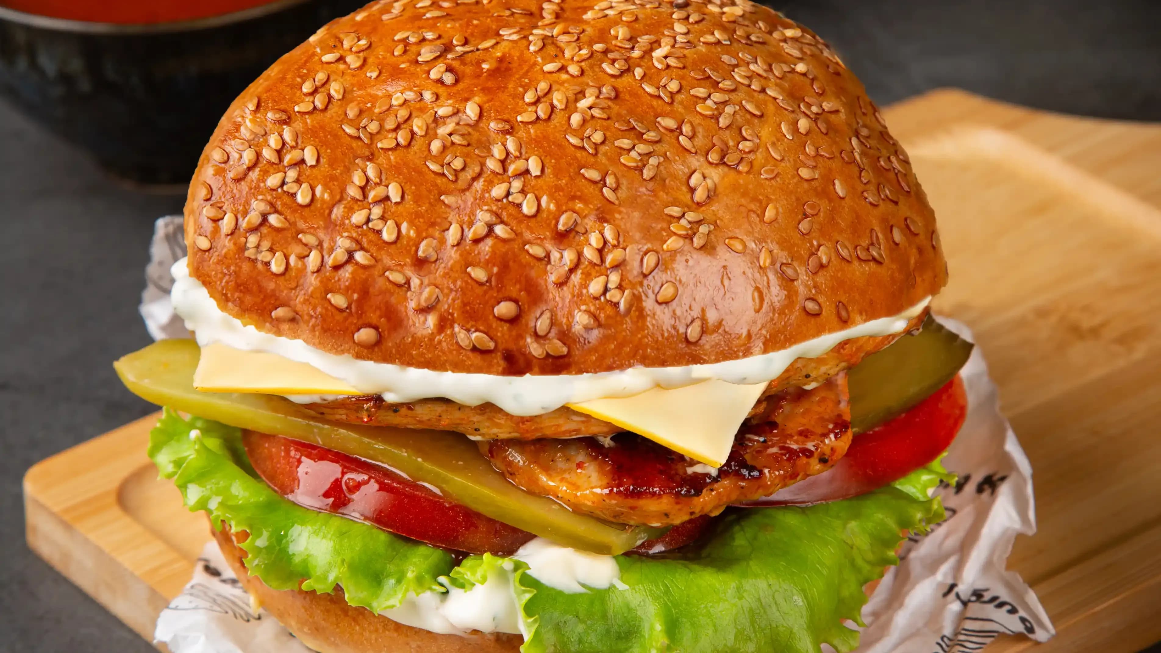 Chicken burger