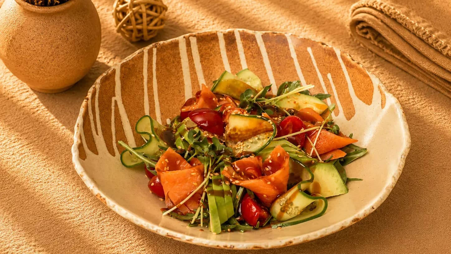 Salmon and Avocado Salad