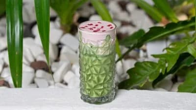 Ice Raspberry Matcha