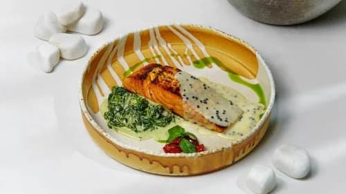 Grilled salmon