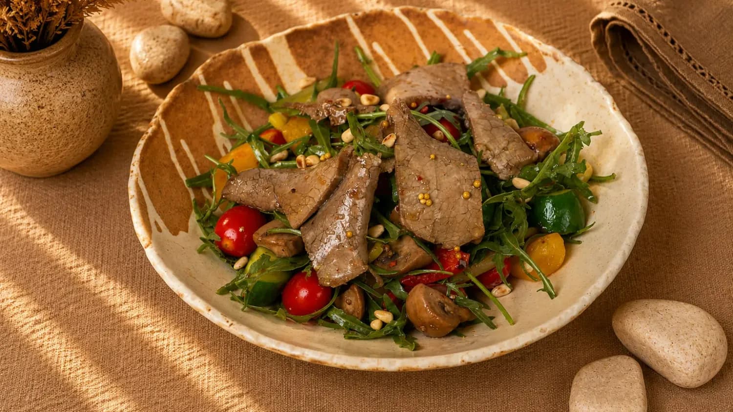 Warm Veal Salad